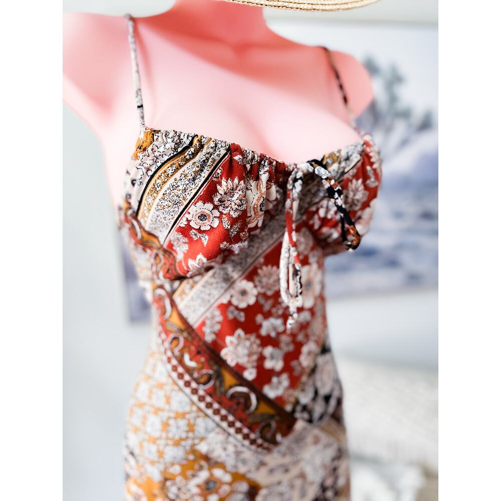 Sunset Spells Boheme in Bloom patchwork floral co… - image 7